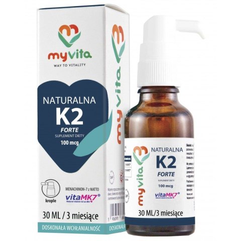 MyVita Witamina K2 MK-7 - krople 30ml MyVita Witamina K2 MK-7 - krople 30ml