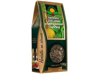 NATURA-WITA Herbata zielona z żeń-szeniem i cytryną 100g