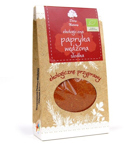 Papryka wędzona słodka BIO 50g DARY NATURY Papryka wędzona słodka BIO 50g DARY NATURY