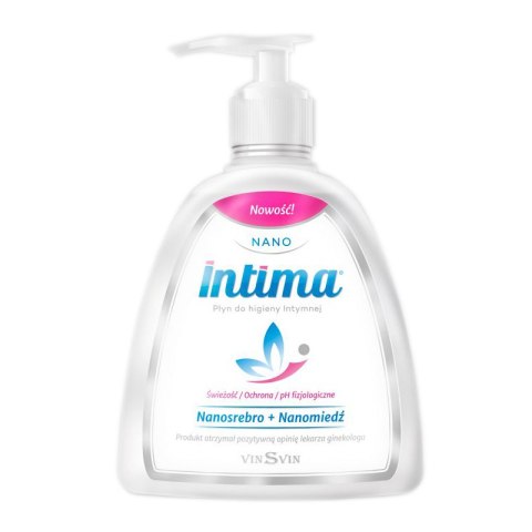 Płyn do higieny intymnej Nanointima z nanosrebrem i nanomiedzią 300ml VINSVIN Płyn do higieny intymnej Nanointima z nanosrebrem i nanomiedzią 300ml VINSVIN
