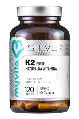 SILVER Witamina K2 MK-7 100mcg, 120kaps. MyVita