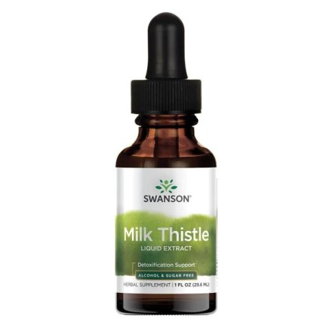 SWANSON Milk Thistle ekstrakt płynny 29,6ml - Ostropest SWANSON Milk Thistle ekstrakt płynny 29,6ml - Ostropest