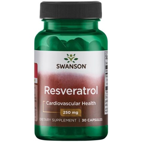 SWANSON Resveratrol 250mg, 30kaps. - Resweratrol SWANSON Resveratrol 250mg, 30kaps. - Resweratrol