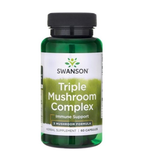 SWANSON Triple Mushroom Complex 60 kaps. SWANSON Triple Mushroom Complex 60 kaps.