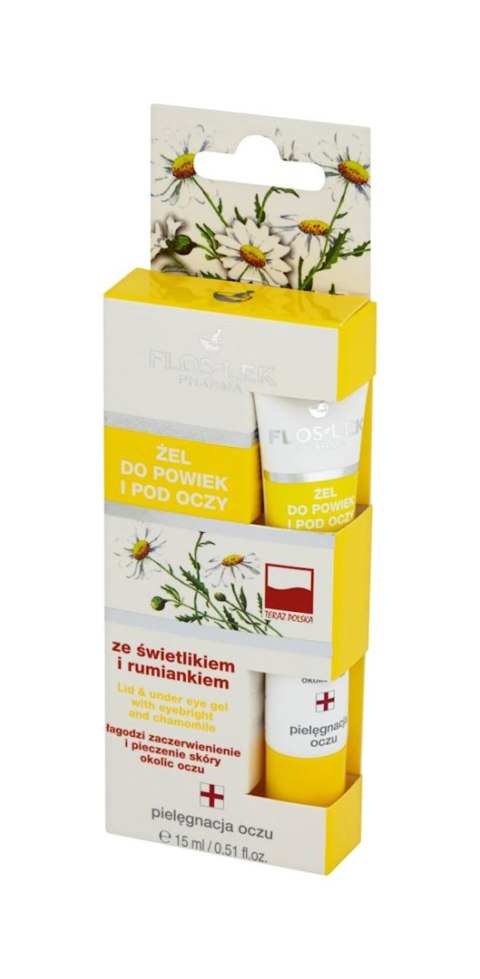 Świetlik z rumiankiem tuba 15ml FLOSLEK Świetlik z rumiankiem tuba 15ml FLOSLEK