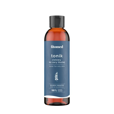 Tonik do cery tłustej szałwia i nagietek 200ml FITOMED Tonik do cery tłustej szałwia i nagietek 200ml FITOMED
