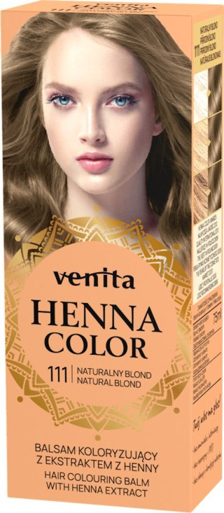 VENITA henna tuba nr 111 naturalny blond 75ml - balsam koloryzujący