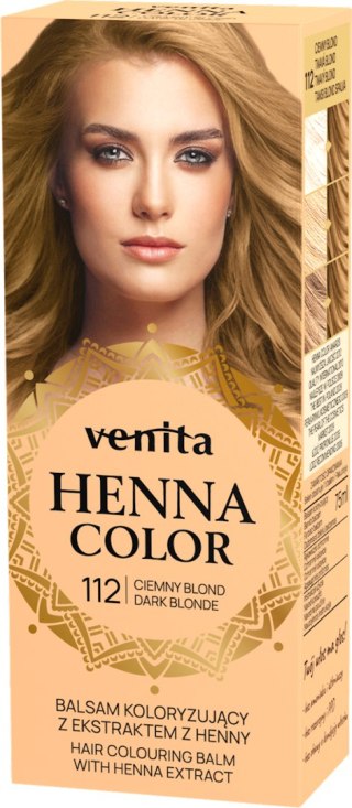 VENITA henna tuba nr 112 ciemny blond 75ml - balsam koloryzujący