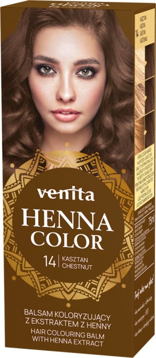VENITA henna tuba nr 14 kasztan 75ml - balsam koloryzujący