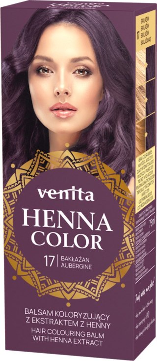 VENITA henna tuba nr 17 bakłażan 75ml - balsam koloryzujący