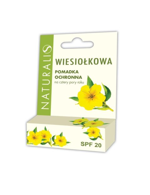 WIESIOŁKOWA Pomadka ochronna SPF 20 3,6g NATURALIS WIESIOŁKOWA Pomadka ochronna SPF 20 3,6g NATURALIS