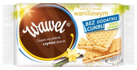 Wafle waniliowe bez dodatku cukru 110g WAWEL Wafle waniliowe bez dodatku cukru 110g WAWEL
