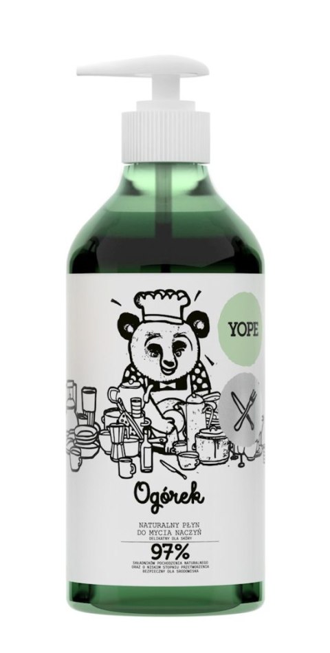 YOPE Płyn do mycia naczyń Ogórek 750ml YOPE Płyn do mycia naczyń Ogórek 750ml