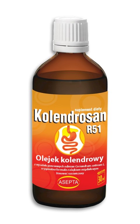 ASEPTA Kolendrosan R51 30ml - olejek kolendrowy i migdałowy ASEPTA Kolendrosan R51 30ml - olejek kolendrowy i migdałowy