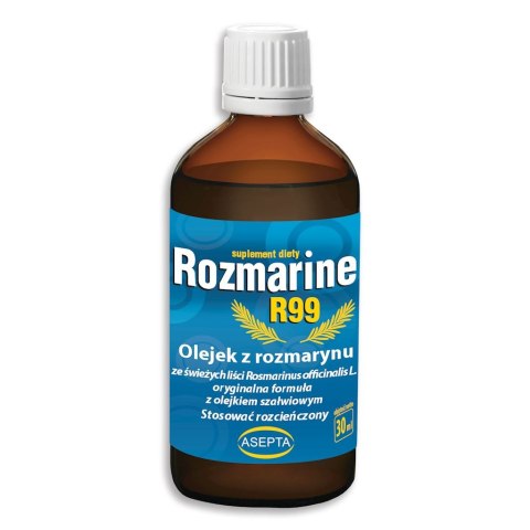 ASEPTA Rozmarine R99 30ml - Olejek z rozmarynu + olejek szałwiowy ASEPTA Rozmarine R99 30ml - Olejek z rozmarynu + olejek szałwiowy