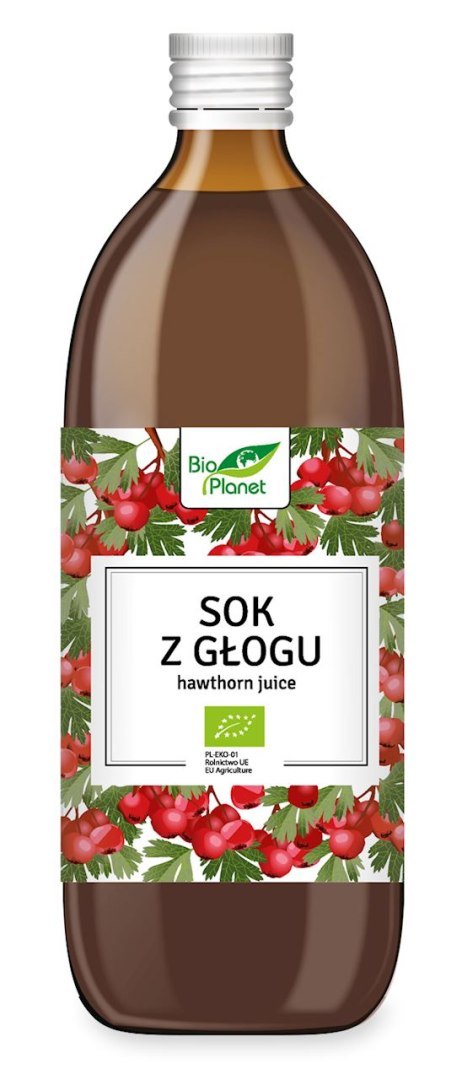 BIO PLANET Sok z Głogu BIO 500ml BIO PLANET Sok z Głogu BIO 500ml