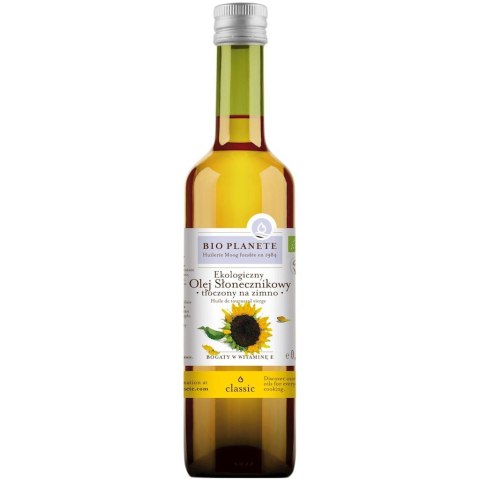 BIO PLANETE Olej słonecznikowy virgin BIO 500ml BIO PLANETE Olej słonecznikowy virgin BIO 500ml