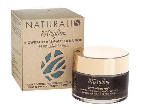 BIOrythm Biowitalny krem-maska na noc z olejem z opuncji figowej 50ml NATURALIS BIOrythm Biowitalny krem-maska na noc z olejem z opuncji figowej 50ml NATURALIS