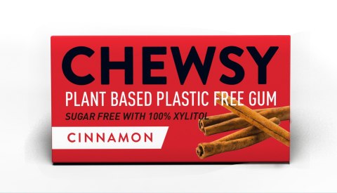 CHEWSY Gumy do żucia o smaku cynamonowym z ksylitolem 15g (10 gum) CHEWSY Gumy do żucia o smaku cynamonowym z ksylitolem 15g (10 gum)