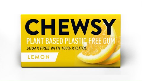 CHEWSY Gumy do żucia o smaku cytrynowym z ksylitolem 15g (10 gum) CHEWSY Gumy do żucia o smaku cytrynowym z ksylitolem 15g (10 gum)