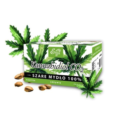 ETJA Mydło naturalne potasowe Konopne CBD 200mg 80g ETJA Mydło naturalne potasowe Konopne CBD 200mg 80g