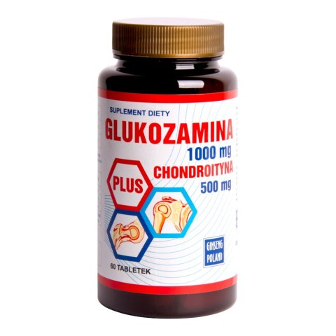 Glukozamina 1000mg + chondroityna 500mg, 60tabl. GINSENG POLAND Glukozamina 1000mg + chondroityna 500mg, 60tabl. GINSENG POLAND