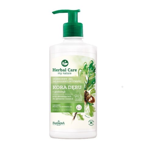HERBAL CARE Żel do higieny intymnej KORA DĘBU ochronny 330ml FARMONA HERBAL CARE Żel do higieny intymnej KORA DĘBU ochronny 330ml FARMONA
