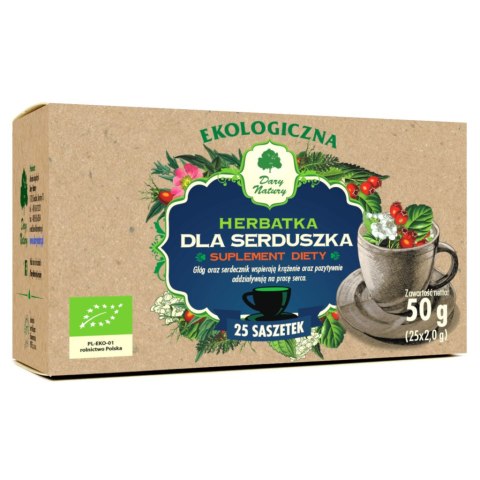 Herbatka Dla serduszka fix BIO 25*2g DARY NATURY Herbatka Dla serduszka fix BIO 25*2g DARY NATURY