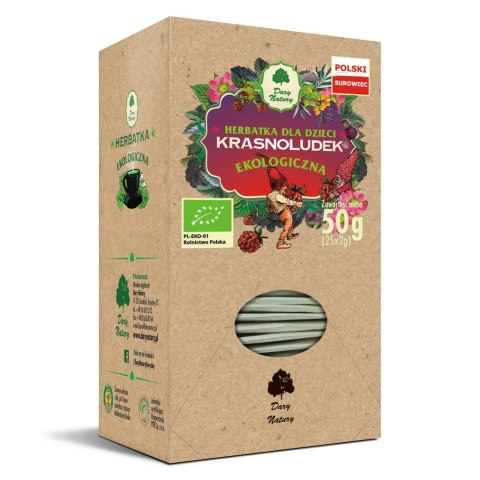 Herbatka Krasnoludek dla dzieci fix BIO 25*2g DARY NATURY Herbatka Krasnoludek dla dzieci fix BIO 25*2g DARY NATURY