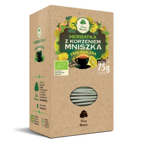 Herbatka z Korzeniem Mniszka fix BIO 25*3g DARY NATURY Herbatka z Korzeniem Mniszka fix BIO 25*3g DARY NATURY