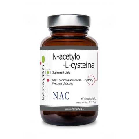 KENAY N-acetylo-L-cysteina NAC 150mg, 60kaps. KENAY N-acetylo-L-cysteina NAC 150mg, 60kaps.