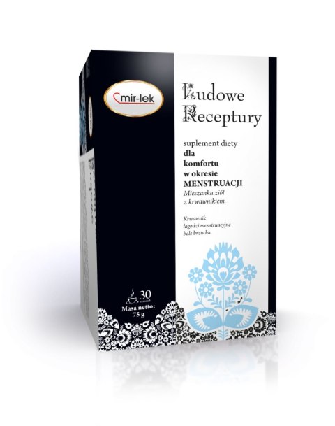 LUDOWE RECEPTURY komfort w okresie menstruacji 30 saszetek MIR-LEK LUDOWE RECEPTURY komfort w okresie menstruacji 30 saszetek MIR-LEK