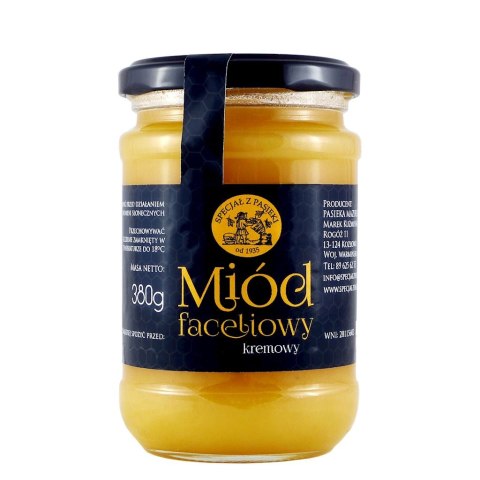 Miód kremowy faceliowy 380g SPECJAŁ Z PASIEKI Miód kremowy faceliowy 380g SPECJAŁ Z PASIEKI