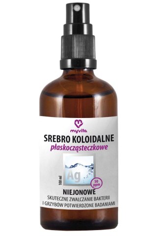 MyVita Srebro koloidalne płaskocząsteczkowe niejonowe 50ppm spray 100ml