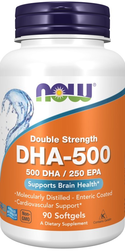 NOW FOODS DHA-500, 90sgels. (500 mg DHA / 250 mg EPA) NOW FOODS DHA-500, 90sgels. (500 mg DHA / 250 mg EPA)