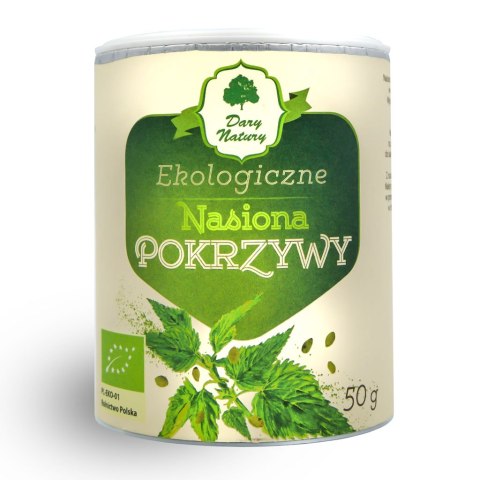 Nasiona pokrzywy BIO 50g DARY NATURY Nasiona pokrzywy BIO 50g DARY NATURY