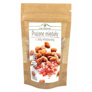PIĘĆ PRZEMIAN Migdały prażone z solą kłodawską 100g