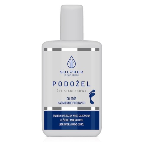 PODOŻEL żel siarczkowy do stóp nadmiernie potliwych 135g SULPHUR PODOŻEL żel siarczkowy do stóp nadmiernie potliwych 135g SULPHUR