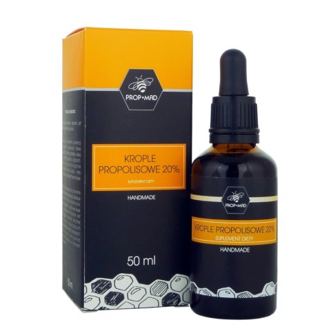 PROP-MAD Krople propolisowe 20% 50ml PROP-MAD Krople propolisowe 20% 50ml