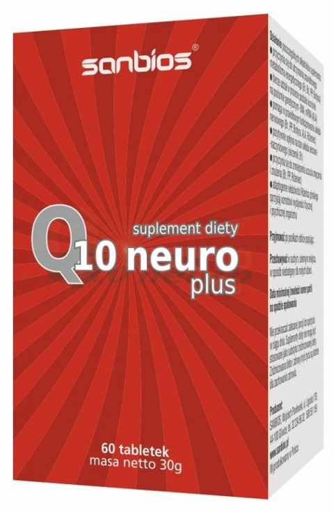 SANBIOS Q10 Neuro Plus 60 tabl. SANBIOS Q10 Neuro Plus 60 tabl.