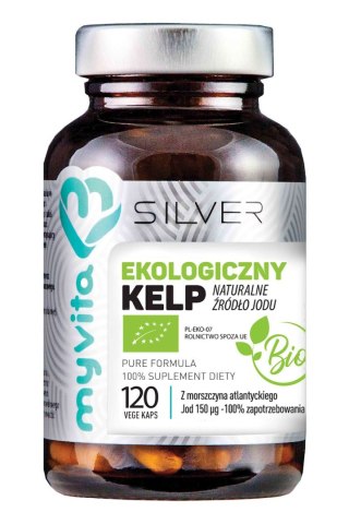 SILVER Kelp BIO 150mcg jodu, 120kaps. MyVita