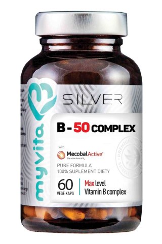 SILVER Witamina B-50 Complex MAX 60kaps. MyVita