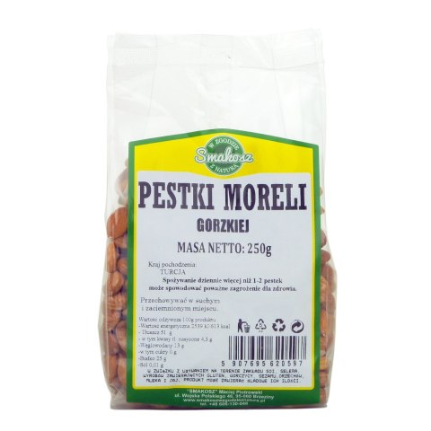 SMAKOSZ Pestki moreli gorzkiej 250g SMAKOSZ Pestki moreli gorzkiej 250g