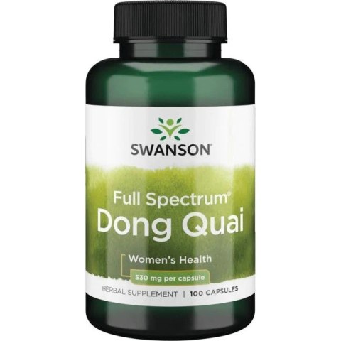 SWANSON Dong Quai 530mg, 100kaps. SWANSON Dong Quai 530mg, 100kaps.