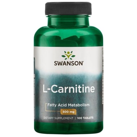 SWANSON L-Carnitine 500mg, 100kaps. - L-Karnityna SWANSON L-Carnitine 500mg, 100kaps. - L-Karnityna