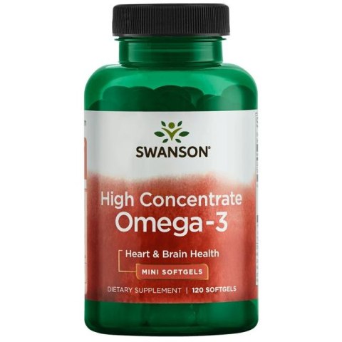 SWANSON Omega-3 High Concetrate 120sgels. SWANSON Omega-3 High Concetrate 120sgels.