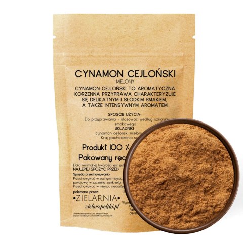 Cynamon cejloński mielony 50g ZIELARZPOLSKI.PL Cynamon cejloński mielony 50g ZIELARZPOLSKI.PL
