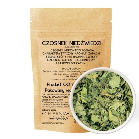 Czosnek niedźwiedzi liść 50g ZIELARZPOLSKI.PL Czosnek niedźwiedzi liść 50g ZIELARZPOLSKI.PL