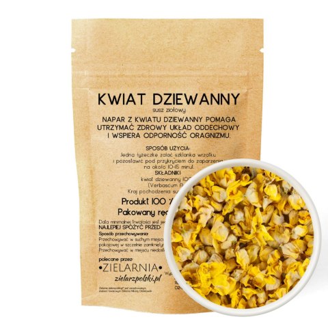Dziewanna kwiat 50g ZIELARZPOLSKI.PL Dziewanna kwiat 50g ZIELARZPOLSKI.PL