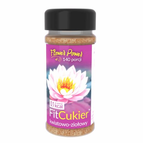 FITCUKIER kwiatowo-ziołowy dozownik 70g - 140 porcji FITCUKIER kwiatowo-ziołowy dozownik 70g - 140 porcji